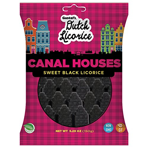 Gustaf's Canal Houses Licorice, 5.29 Ounce -Pack of 12-