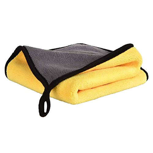 Microfibre Car Drying Towels Absorbent Large Cleaning Cloths Plush Thick Car Washing Towels Auto Detailing Towels 30x30cm