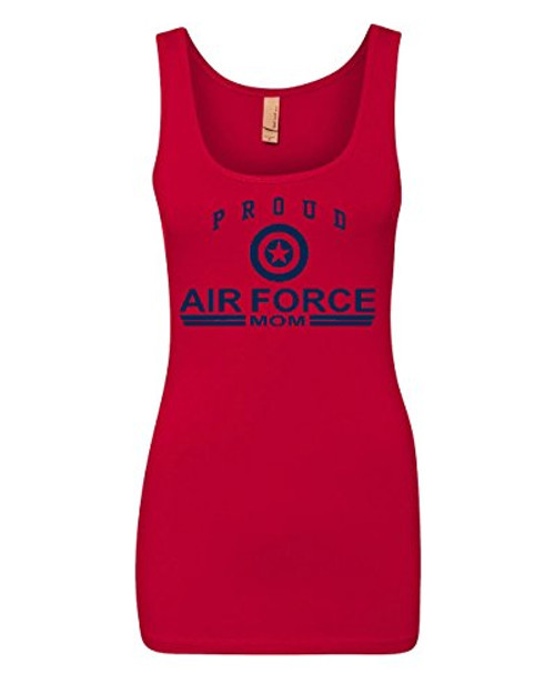 Proud Air Force Mom Women's Tank Top Proud Air Force Mom Top Red L Proud Air Force Mom Women's Tank Top Proud Air Force Mom Top Red L