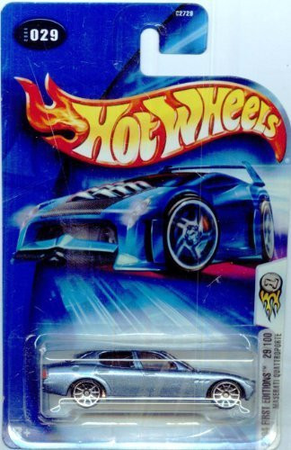 Hot Wheels 2004 First Editions Maserati Quattroporte 29/100 BLUE 029 1-64 Scale by Hot Wheels