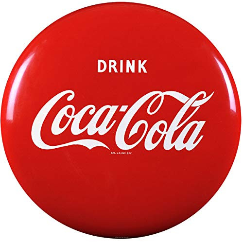 Retro Planet.com Coca-Cola Classic Red Button Disc Wall Decal Vintage Style Kitchen