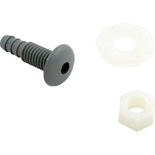 Waterway Plastics 670-2137 0.25 in. Barb Button Style Air Injector44- Gray