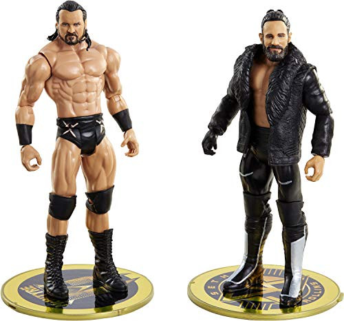 WWE Seth Rollins vs Drew McIntyre Championship Showdown 2-Pack 6-in / 15.24-cm Action Figures High Flyers Battle Pack for Ages 6 Years Old  and  Up