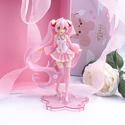 Jin Chuang 14cm Anime Pink Sakura Action Figures Toys Girls PVC Figure Model Toys Gift Children's Birthday Gifts