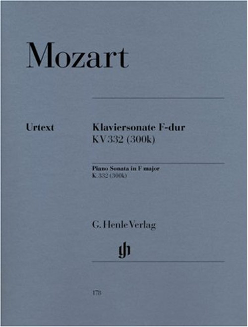 Mozart- Piano Sonata in F Major, K. 332 -300k-