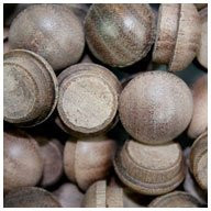 WidgetCo 1/2" Walnut Button Top Wood Plugs