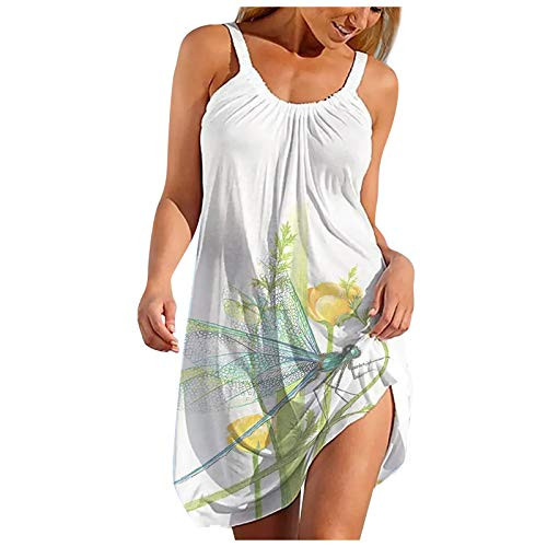 Summer Dresses for Women, Dresses July 4th Dresses Plus Floral Boho Mini Dress Casual Beach Loose Party Sundress