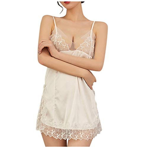 Women's Sexy Nightgown Lingerie, Leehonn V-Neck Full Slip Lace Chemise Nightie Babydoll Sleepwear Nightdress Women's Sexy Nightgown Lingerie, Leehonn V-Neck Full Slip Lace Chemise Nightie Babydoll Sleepwear Nightdress