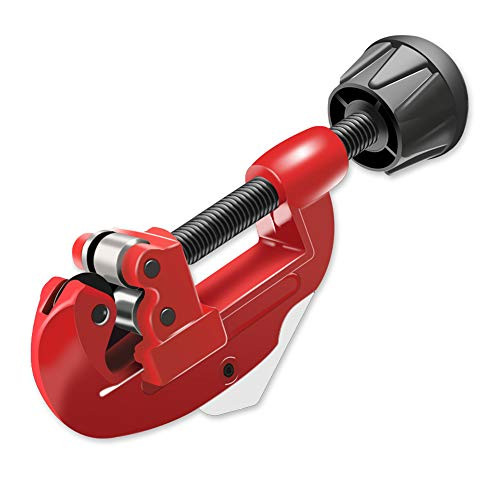 Pipe Cutter, 1/8" - 11/8" Pvc Cutter, Tube Cutter Tool for Copper Pipe, Stainless Steel Tubing, Metal, Plastic, Brass, Copper Pipe Cutter with Trimming function, Tubing Cutter