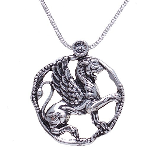 Asoodehdelan Antique Silver Pt Iranian Persian Army Winged Lion Necklace Chain Iran Gift Farvahar -Leather String- Asoodehdelan Antique Silver Pt Iranian Persian Army Winged Lion Necklace Chain Iran Gift Farvahar -Leather String-