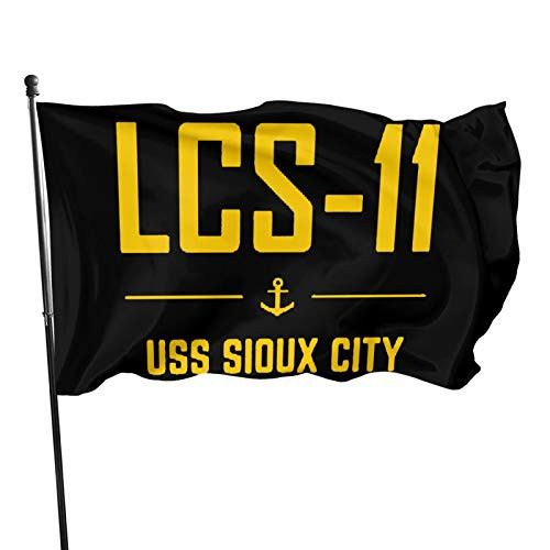 QFLQ LCS 11 Sioux City 3x5 ft Double Stitch Around The Edge with Two Brass Buttonholes