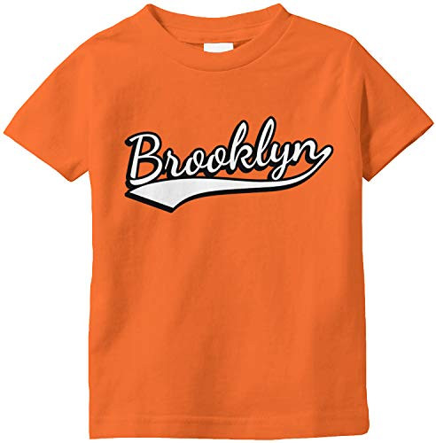 Amdesco Brooklyn, New York Infant T-Shirt, Orange 18 Month