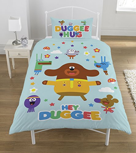 Hey Duggee Hello Squirrels Duvet Set, Polyester-cotton, Multi-colour, Single