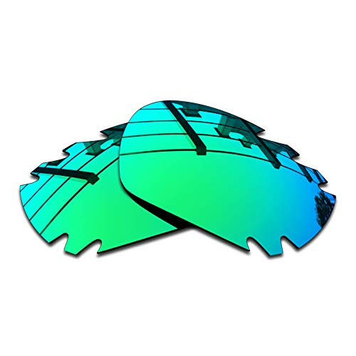 SEEABLE Premium Polarized Mirror Replacement Lenses for Oakley Jawbone Vented Sunglasses - Jade Mirror