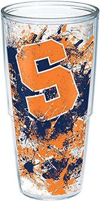 Tervis Syracuse University Orange Made in USA Double Walled Insulated Tumbler, 24oz - No Lid, Splatter Tervis Syracuse University Orange Made in USA Double Walled Insulated Tumbler, 24oz - No Lid, Splatter