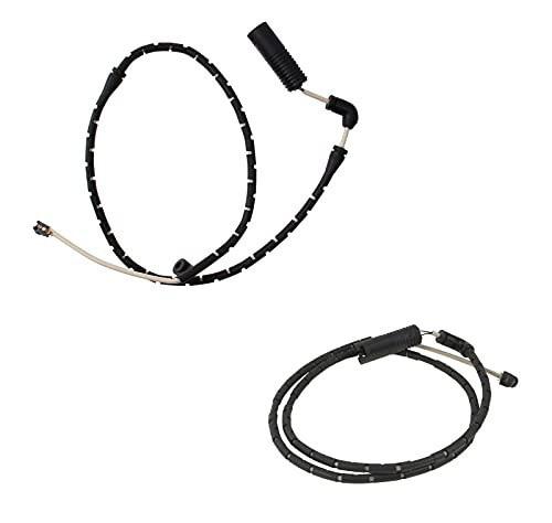 Front and Rear Brake Pad Wear Sensors Kit Compatible with BMW E83 X3 2004-2010