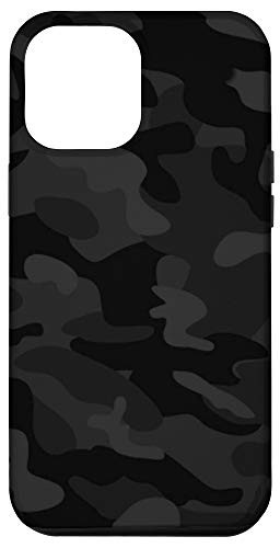 iPhone 12 Pro Max Black Camo Night Camouflage Case