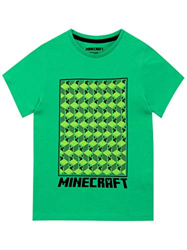 Minecraft Boys' Creeper T-Shirt Green 6