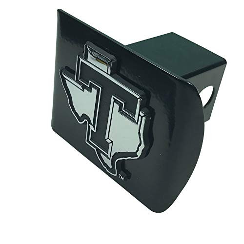 AMG Auto Emblems Tarleton State Texans Metal Emblem on Black Metal Hitch Cover AMG Auto Emblems Tarleton State Texans Metal Emblem on Black Metal Hitch Cover