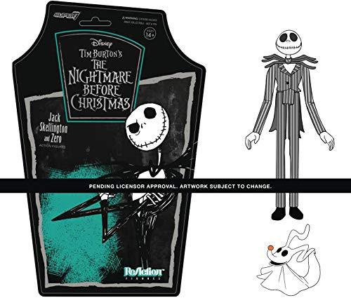 Super7 Reaction Nightmare Before Christmas Reaction Wave 1 - JackSkellington Super7 Reaction Nightmare Before Christmas Reaction Wave 1 - JackSkellington