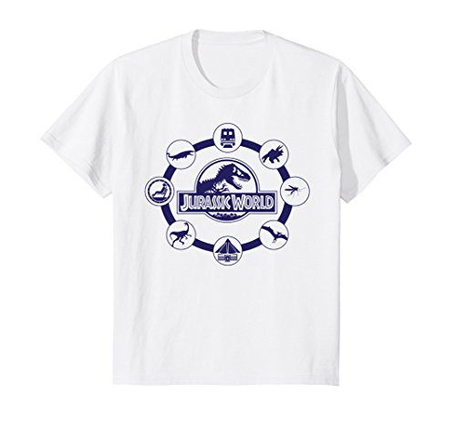 Kids Jurassic World Icon Wheel T-Shirt