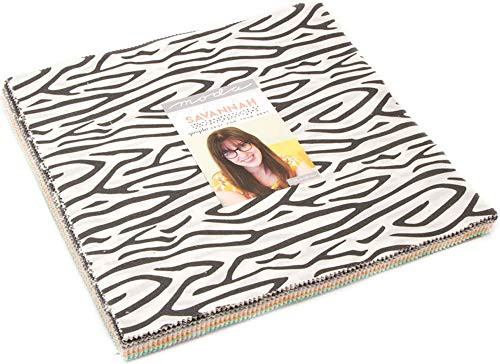 Savannah by Gingiber Layer Cake, 42 - 10" Precut Fabric Quilt Squares for Moda Fabrics, 48220LC