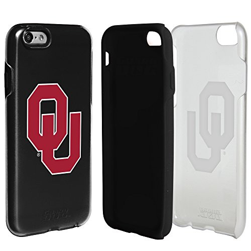 Guard Dog Collegiate Hybrid Case for iPhone 6 / 6s Oklahoma Sooners Clear with Black Guard Dog Collegiate Hybrid Case for iPhone 6 / 6s Oklahoma Sooners Clear with Black