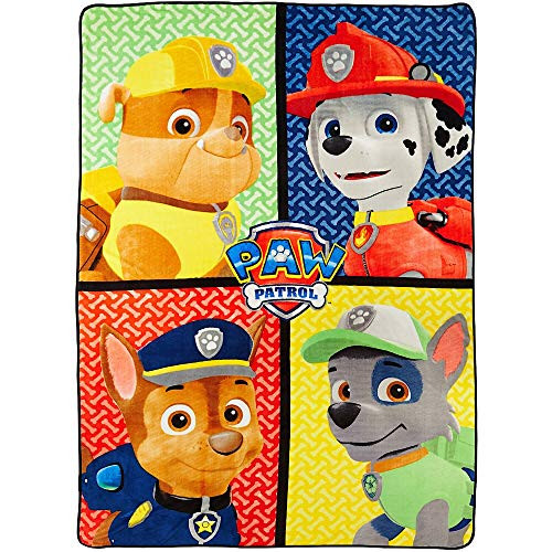 Paw Patrol Plush Blanket Full Size - 62 in. x 90 in.