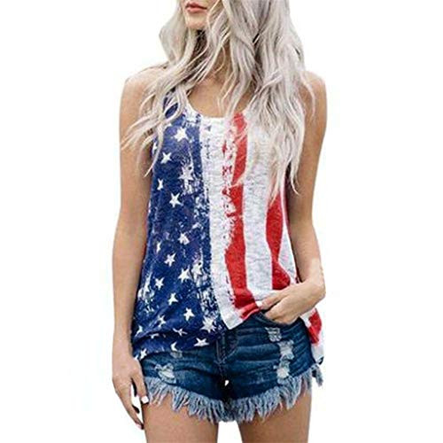 4th of July Tank Tops for Women Distressed American USA Flag Patriotic Tank Tops Shirts Sleeveless Summer T-Shirt Blue 4th of July Tank Tops for Women Distressed American USA Flag Patriotic Tank Tops Shirts Sleeveless Summer T-Shirt Blue