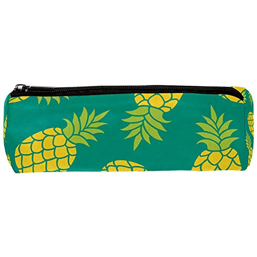 imobaby Pineapple Green Pencil Cases Pen Zipper Bag Cosmetic Pouch for Women Teen Girl Boy Students