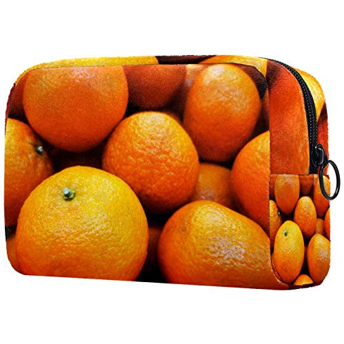 LEVEIS Oranges Small Makeup Bag Pouch for Purse Travel Cosmetic Bag Portable Toiletry Bag for Women Girls Gifts LEVEIS Oranges Small Makeup Bag Pouch for Purse Travel Cosmetic Bag Portable Toiletry Bag for Women Girls Gifts