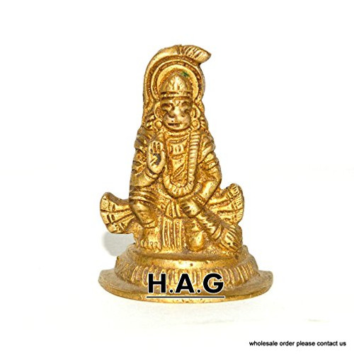 Nautical World Brass Old Hanuman, Hindu Monkey God Original Collectible Statue Figure Nautical World Brass Old Hanuman, Hindu Monkey God Original Collectible Statue Figure