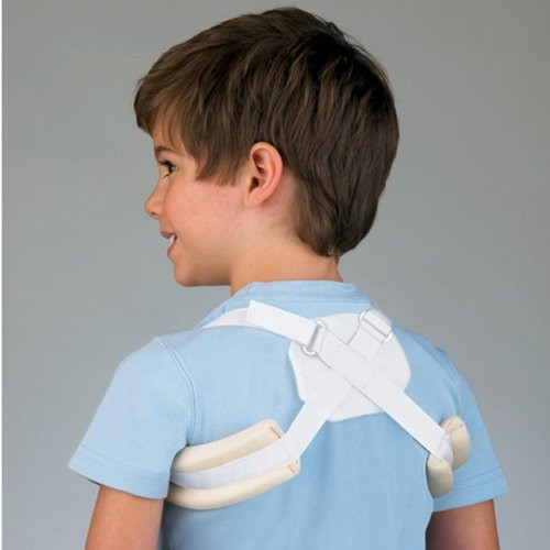 FLA Orthopedics Adjustable Clavicle Support White - Pediatric 2-7 yrs. Fits chests- 20 - 24" by FLA Orthopedics FLA Orthopedics Adjustable Clavicle Support White - Pediatric 2-7 yrs. Fits chests- 20 - 24" by FLA Orthopedics
