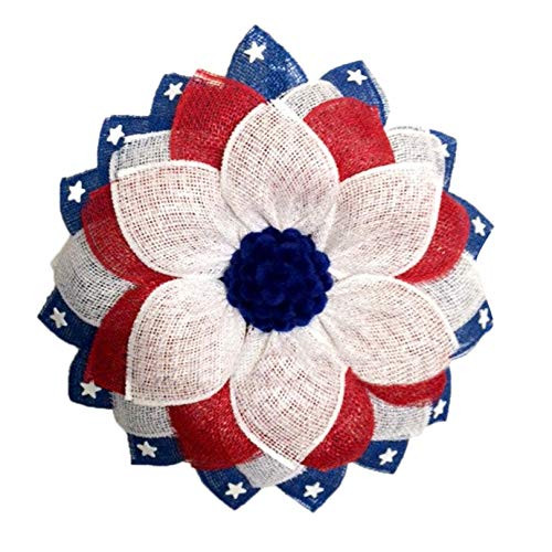Patriotic Independence Wreaths for Front Door?July 4th Independence Day Wreath? Handcrafted Hanging Wreaths for Wall Decor Front Door Decorations Outside Porch for Home Decoration -F- Patriotic Independence Wreaths for Front Door?July 4th Independence Day Wreath? Handcrafted Hanging Wreaths for Wall Decor Front Door Decorations Outside Porch for Home Decoration -F-