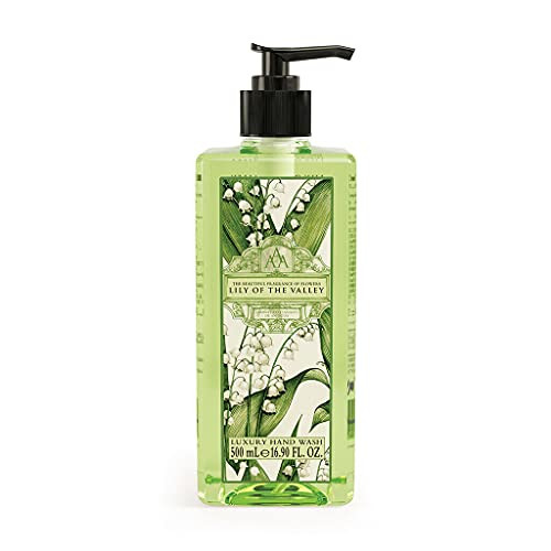 Aromas Artesanales De Antigua Floral Luxury Lily of the Valley Hand Wash - 500ml - Luxury Hand Wash to Help Banish Day-To-Day Stress - Hand Soap, Skin Care, Hand Wash