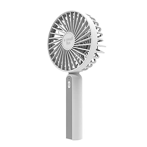 Carga USB dibujos animados creativos ventilador pequeño de mano portátil perezoso plegable mini ventilador de escritorio-portátil blanco