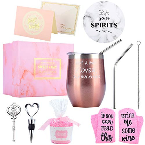 Not a Day Over Fabulous Wine Tumbler, Fun Birthday Gifts for Women, Funny Birthday Wine Gifts Ideas for Her, Friend BFF, Mom, Grandma, Wife, Daughter, Sister, Aunt, Coworker -Rose Gold- Not a Day Over Fabulous Wine Tumbler, Fun Birthday Gifts for Women, Funny Birthday Wine Gifts Ideas for Her, Friend BFF, Mom, Grandma, Wife, Daughter, Sister, Aunt, Coworker -Rose Gold-