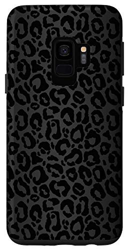 Galaxy S9 Black Leopard Print Phone Case Black Cheetah Pattern Case