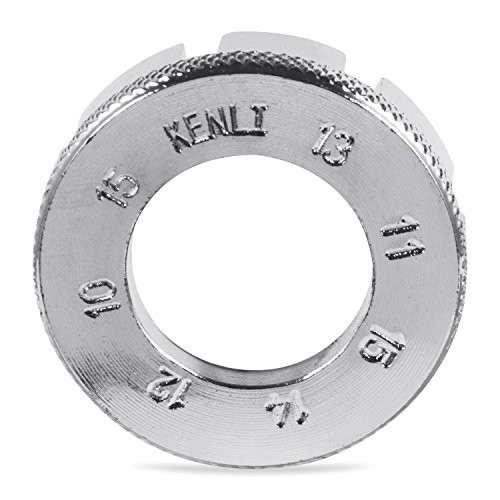 Kinglooyuan Bike Wheel Spoke Wrench Tool Bicycle Mini Repair Tool 8 Way Spoke Nipple Key Wheel Rim Wrench Spanner