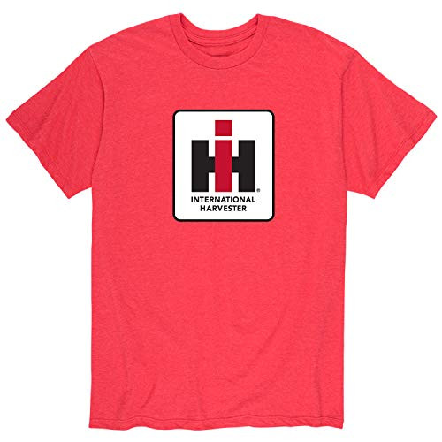 Country Casuals International Harvester Logo Adult - Men's Short Sleeve Graphic T-Shirt Heather Red