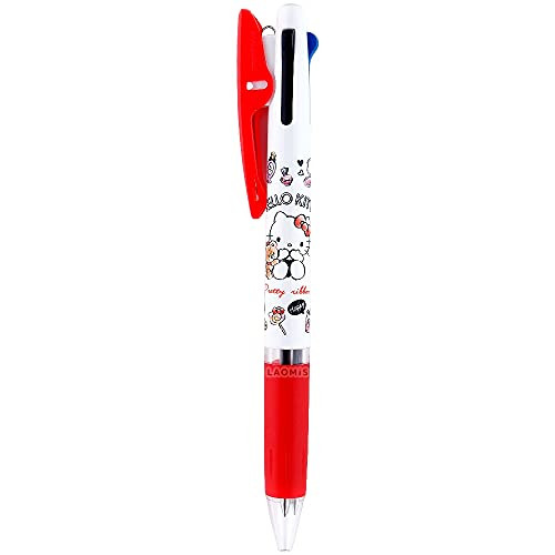 Sanrio Uni-ball Ballpoint Pen Jetstream 3 Color Black, Red, Blue, 0.5mm -Hello Kitty - 790835 --