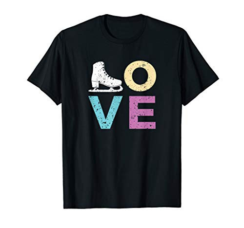 Figure Skate Shirt LOVE Figure Skating for an Ice Skater T-Shirt Figure Skate Shirt LOVE Figure Skating for an Ice Skater T-Shirt