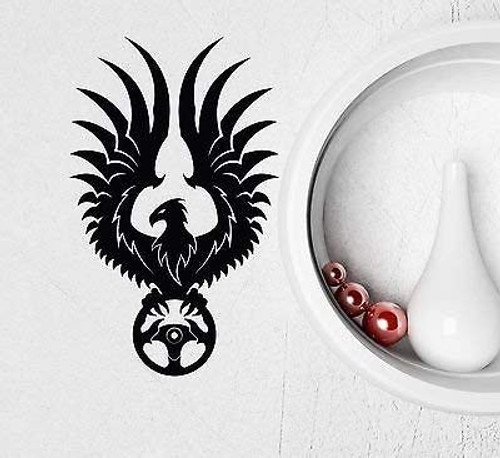 V-studios Wall Decal Phoenix Car Service Garage Steering Wheel Vinyl Stickers VS2903