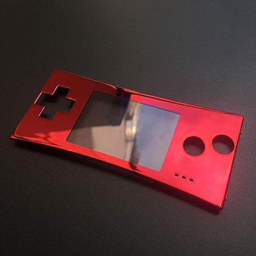 Front Faceplate Cover Shell Replacement for Game Boy Micro for GBM Front Case Housing Repair Part-Red