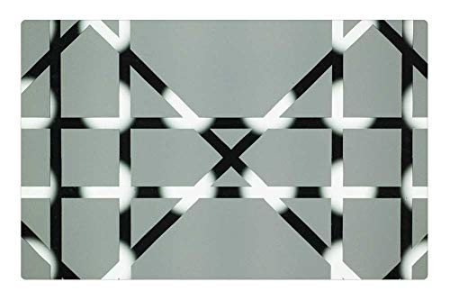 LESGAULEST Doormat Floor Rug/Mat -23.6 x 15.7 inch- - Pattern Graphics Figure Line Glass Texture Macro 2