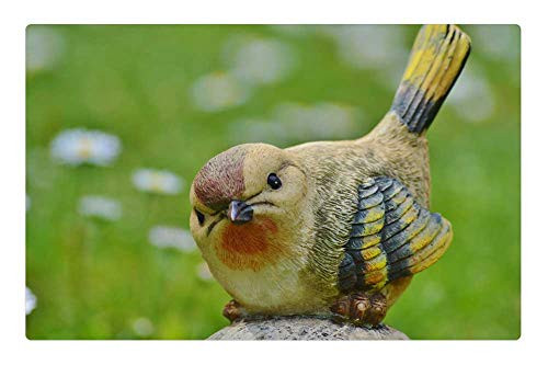 LESGAULEST Doormat Floor Rug/Mat -23.6 x 15.7 inch- - Bird Sculpture Stone Stone Sculpture Art Figure 2