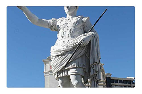 LESGAULEST Doormat Floor Rug/Mat -23.6 x 15.7 inch- - Statue Caesar Stone Stone Figure Sculpture LESGAULEST Doormat Floor Rug/Mat -23.6 x 15.7 inch- - Statue Caesar Stone Stone Figure Sculpture