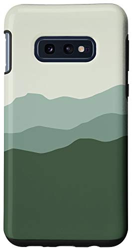 Galaxy S10e Abstract Mountain Landscape Modern Minimalist Sage Green Case