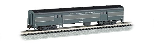 Bachmann Industries Smooth Side New York Central N-Scale Baggage Car, 72' Bachmann Industries Smooth Side New York Central N-Scale Baggage Car, 72'