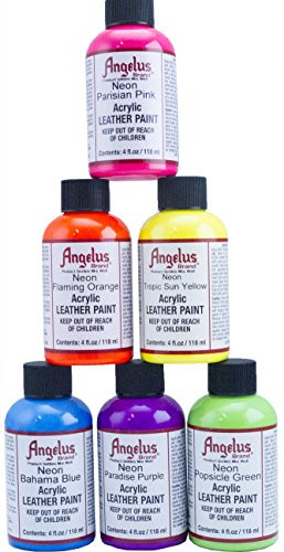 Angelus 4oz Neon Paint 6pk